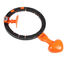 Black Orange Spine Corrector พิลาทิสอุปกรณ์ออกกำลังกายโยคะแหวน CE FDA SGS ROHS